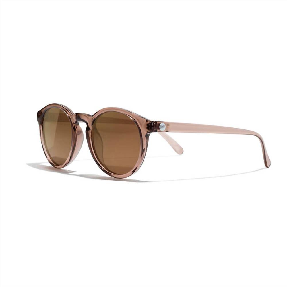 NEW SUNSKI women's dipsea round sunglasses in dusk bronze